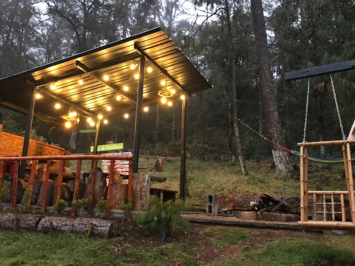 Cabana Romantica En El Bosque! Acaxochitlán Exteriör bild